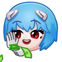 Sticker 💸 Ayanami Rei (@yovssmash)