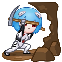 Sticker 🎰 Ayanami Rei (@yovssmash)