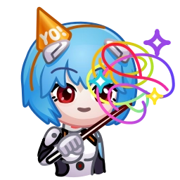 Sticker 🧙‍♂️ Ayanami Rei (@yovssmash)