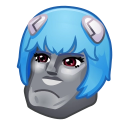 Sticker 🧏‍♂️ Ayanami Rei (@yovssmash)