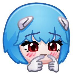 Sticker 🥹 Ayanami Rei (@yovssmash)