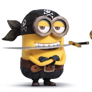 Telegram sticker 🏴‍☠️ minions :: @fStikBot