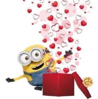 Telegram sticker 💞 minions :: @fStikBot