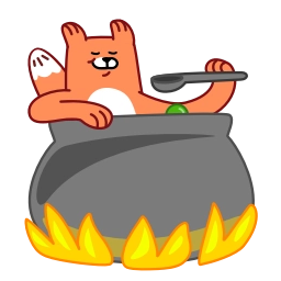 Sticker 🤩 Это Лис @TgEmojis