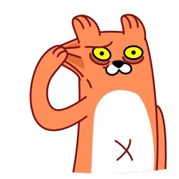 Sticker 🤩 Это Лис @TgEmojis