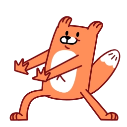 Sticker 🤩 Это Лис @TgEmojis