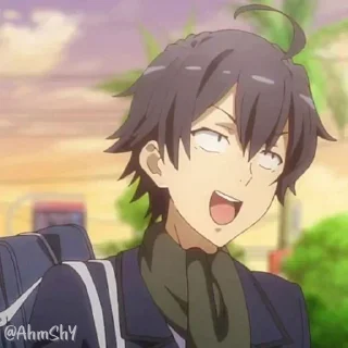 Telegram sticker 😍 - ᗷY @ahMshY 𓉮 . Oregairu