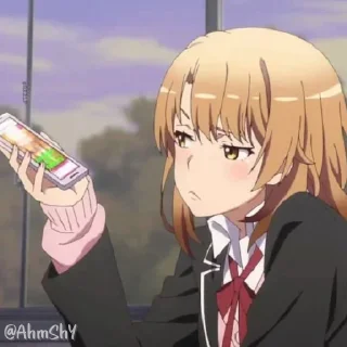 Telegram sticker 😍 - ᗷY @ahMshY 𓉮 . Oregairu
