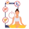 Sticker 🧘‍♀️ @smm_motivationn emoji kursi | Dietolog uchun