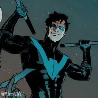 Telegram sticker 🖲 - ᗷY @ahMshY 𓉮 . Nightwing