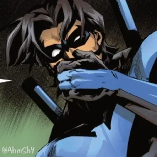 Telegram sticker 🖲 - ᗷY @ahMshY 𓉮 . Nightwing