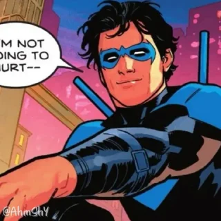 Telegram sticker 🖲 - ᗷY @ahMshY 𓉮 . Nightwing