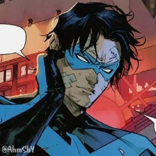 Sticker 🖲 - ᗷY @ahMshY 𓉮 . Nightwing