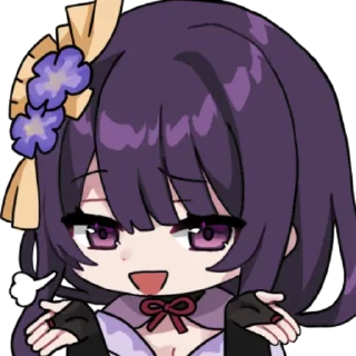 Telegram sticker 🤷‍♀️ Raiden Shogun