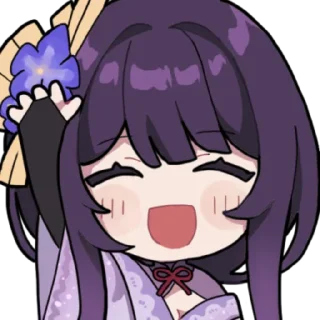 Telegram sticker 👋 Raiden Shogun