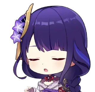 Video sticker 😔 Raiden Shogun