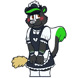Telegram sticker 🧹 Biscuit Skunk Starter Pack