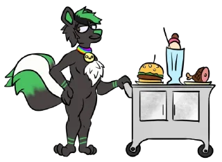 Video sticker 🍔 Biscuit Skunk Starter Pack