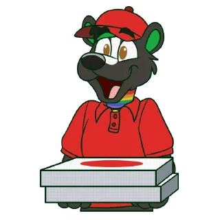 Telegram sticker 🍕 Biscuit Skunk Starter Pack