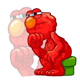 Telegram stiker 🤔 Red ❤️