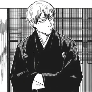 Телеграм стикер ⚫️ Naoya Zenin | @Toji_sama