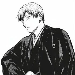 Телеграм стикер ⚫️ Naoya Zenin | @Toji_sama