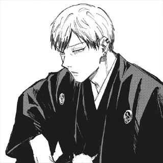 Телеграм стикер ⚫️ Naoya Zenin | @Toji_sama