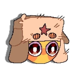 Телеграм стикер 😀 Silly Yellow Face Emoji V3 𐙚