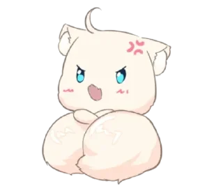 Telegram sticker 😡 ᥴᥙᴛᥱ f᧐᥊ | ➩ tg: @wexsavi 💘