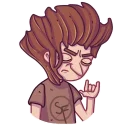 Video sticker 🤘 Sally Face