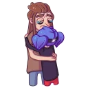 Telegram sticker 😭 Sally Face