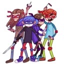 Telegram sticker 🔪 Sally Face