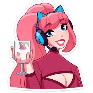 Telegram sticker 🍷 Сонечка (@TgSticker)