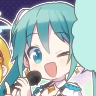 Telegram sticker ☺️ Hatsune Miku :: @fStikBot