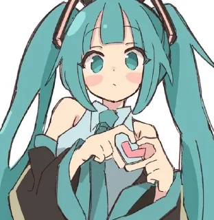 Sticker ❤️ Hatsune Miku :: @fStikBot