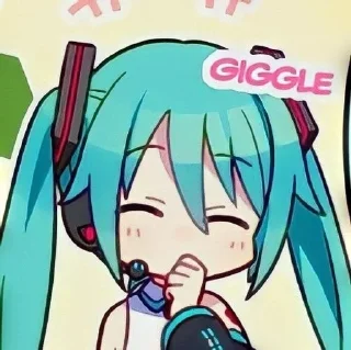 Telegram sticker 😊 Hatsune Miku :: @fStikBot
