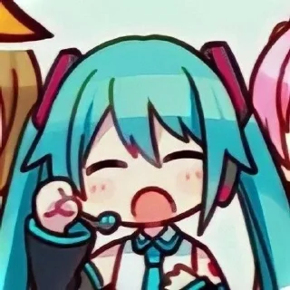 Telegram sticker 🥱 Hatsune Miku :: @fStikBot