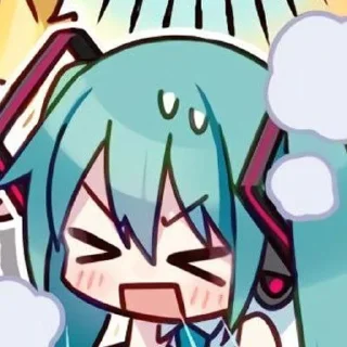 Video sticker 😠 Hatsune Miku :: @fStikBot