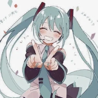 Video sticker 😁 Hatsune Miku :: @fStikBot