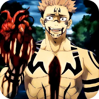 Telegram stiker 🔥 Ryomen Sukuna @Rucodelllstick