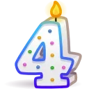 Video sticker 4️⃣ 🥰 @Emojis_Premi...