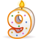 Video sticker 9️⃣ 🥰 @Emojis_Premi...