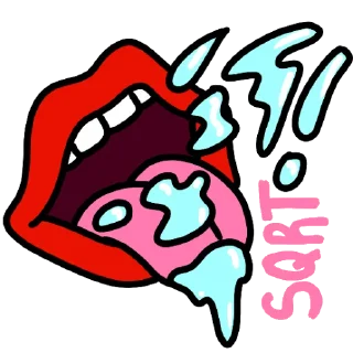 Telegram stiker 👅 Squirties
