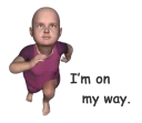 Video sticker 🏃 Surrealism Man @tikelku