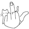 Sticker 🖕 @stickery ' @emodzy