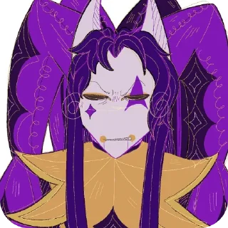 Telegram sticker 😡 Jester Мамочка