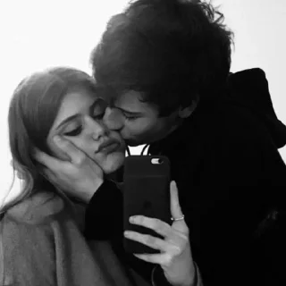 Telegram sticker 😘 Hot Couples B&W @xxx_stkr