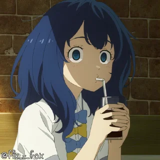 Телеграм стикер 🤮 @fix_x_fox Make Heroine ga Oosugiru!