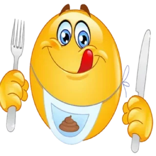 Telegram sticker 💩 Смайлики @stickers104