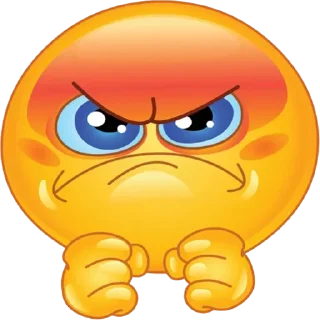 Telegram sticker 😡 Смайлики @stickers104